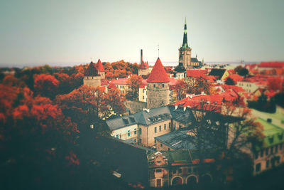 View of old building against sky