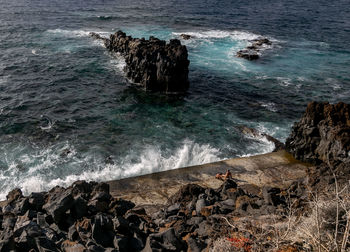 Scenic view of sea