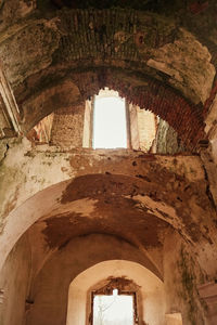 Low angle view of historical building