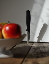 Close-up of fruits on table