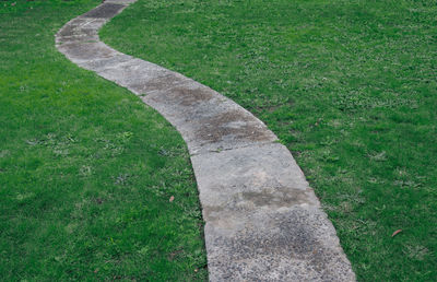 Old curving garden path