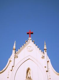 Low angle view of mosque against sky