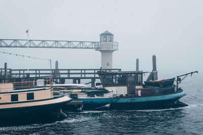 A lighthouse in friesland in winter time.