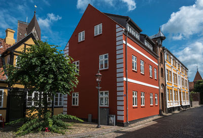 Cityscape in the old danish town ribe