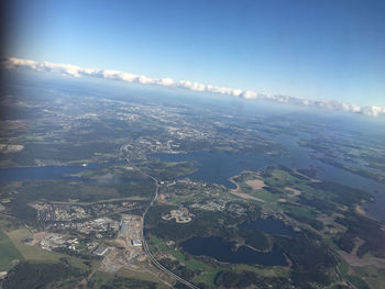 Aerial view of cityscape