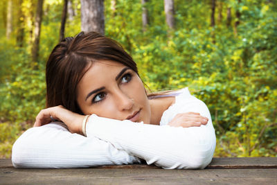 Portrait of a young woman