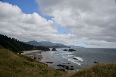 Beautiful views are everywhere in ecola state park in seaside, oregon.