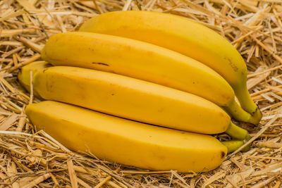 Close-up of yellow bananas