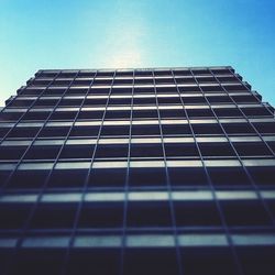 Low angle view of building against clear sky