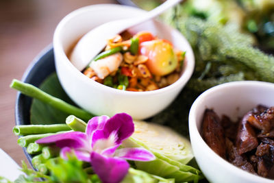 Close-up of food in bowl