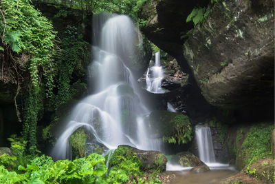 Waterfall in forest