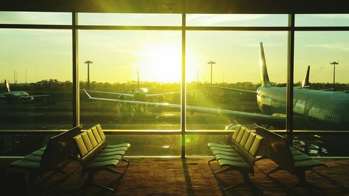 Sun shining through clouds