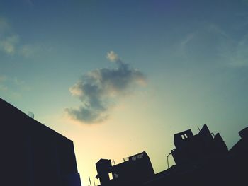 Low angle view of building against sky