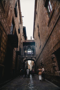 Low angle view of old building