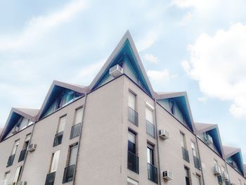 Low angle view of building against sky