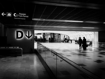 People at subway station