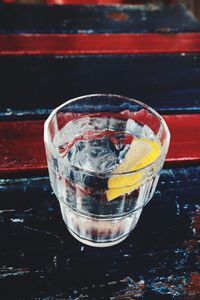 Close-up of drink on table