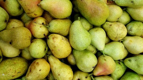 Full frame shot of fruits for sale in market