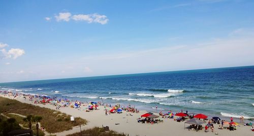 People on beach