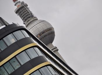Low angle view of buildings against sky