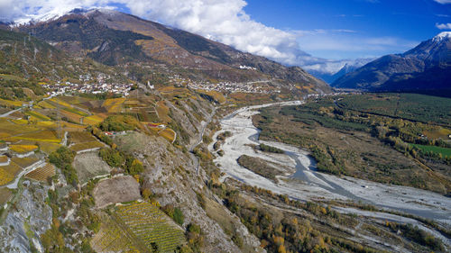 Scenic view of landscape against sky