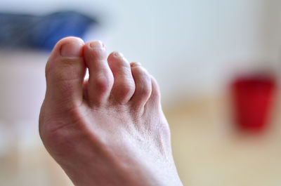 Close-up of human hand