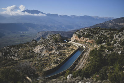 Aqueduct in the mountains