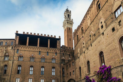 Low angle view of historical building against sky