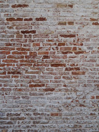 Full frame shot of brick wall