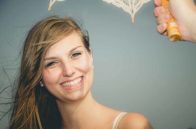 Portrait of young woman