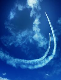 Low angle view of cloudy sky