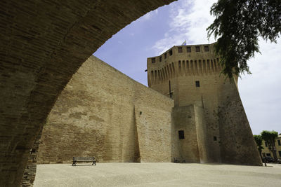 View of historic building against sky