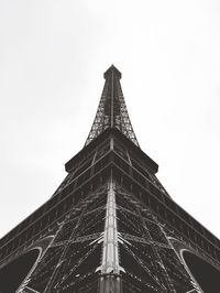 Low angle view of eiffel tower