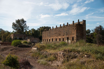 Old ruins of building