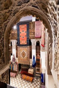 Interior of temple