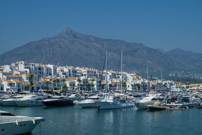 The marina and waterfront, puerto banus, marbella, costa del sol, spain
