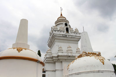 Low angle view of building against sky