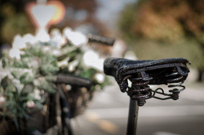 Close-up of bicycle