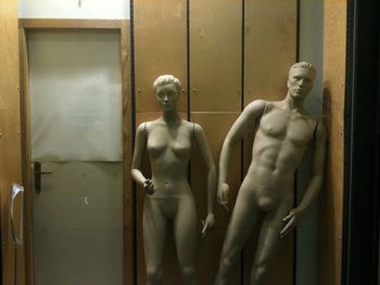 Mannequins in room