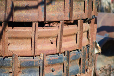 Close-up of rusty metal