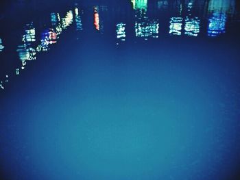 Reflection of trees in water