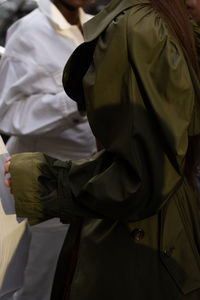 Rear view of woman wearing hat