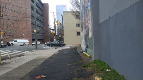 Street amidst buildings in city