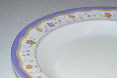 Close-up of tea cup on table