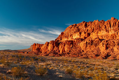 Scenic view of mountain against sky