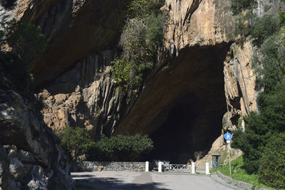 Scenic view of cave