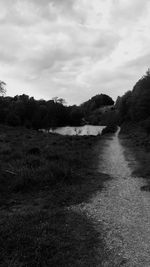 Scenic view of river against sky