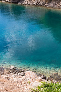 Scenic view of lake