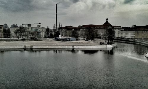 River with buildings in background
