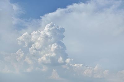 Low angle view of clouds in sky